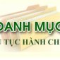 Công khai thủ tục hành chính trên cổng thông tin điện tử của phường Bắc Sơn